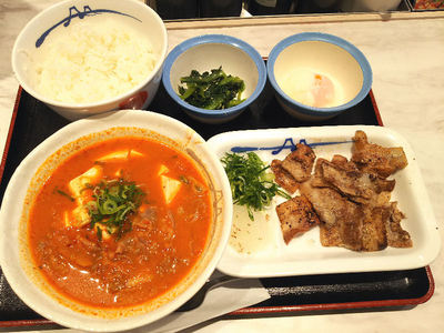 チゲ鍋カルビ焼き膳