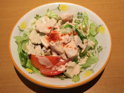 やわらかチキンのサラダ