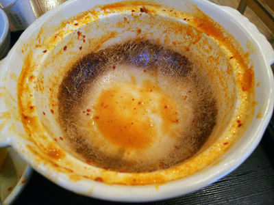 牡蠣カレー煮込みうどん 完食