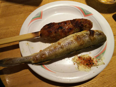 激辛青南蛮つくねとこまい一夜干し