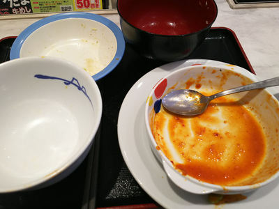 チーズダッカルビ定食 完食