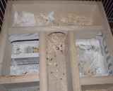 またティッシュが粉々