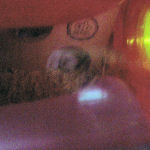 チラリと顔が見えます