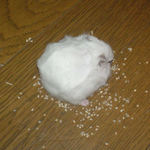 手の跡がクッキリ