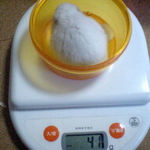 アイは先週と体重変わらず