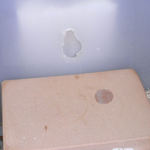 穴が広がってしまいました