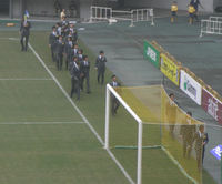 会場入りした選手達