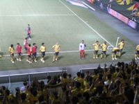 試合終了後の選手達