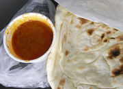 サマナラのスパイシーチキンカレーとナン