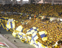 試合直前のゴール裏