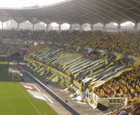 試合直前のゴール裏