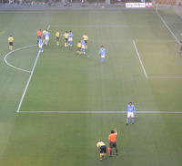 後半FKのチャンス