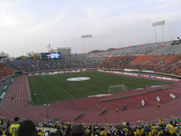 国立競技場 アウェイゴール裏最上段付近から