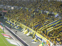 試合前のゴール裏