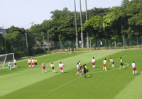 ジェフレディースのCKのチャンス