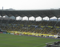 試合前のゴール裏