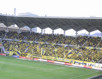 試合前のゴール裏