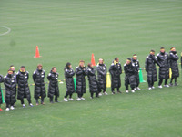 サポーターズフェスタ 開会式の選手たち