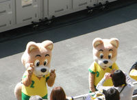 場内を回ってるジェフィ＆ユニティ