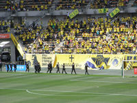 会場入りした選手たち