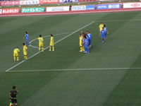 ジェフのFKのチャンス