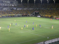 試合中の選手たち