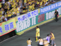 場内を一周する巻