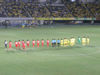 試合終了後の整列