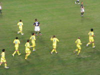 先制ゴールの直後