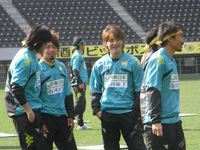 待機中の選手たち