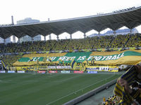 試合前のゴール裏