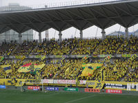 ゴール裏のジェフサポ達