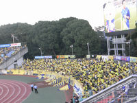 試合前のゴール裏