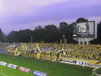 試合直前のジェフゴール裏