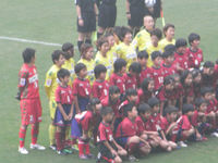 試合前のジェフレディース