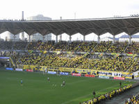 試合前のゴール裏