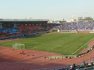 晴天の国立競技場