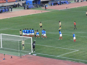 京都のFKのチャンス