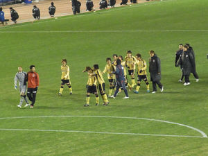 決勝進出を決めて歓喜の京都