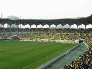 試合前のゴール裏