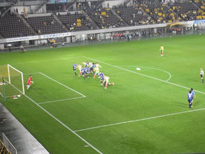 ジェフのFKのチャンス