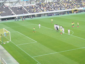 ジェフのFKのチャンス