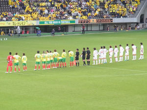 試合終了の整列
