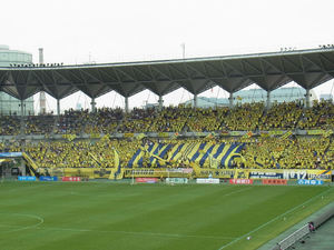 試合前のゴール裏