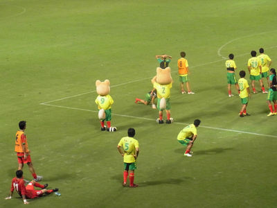 ヒーローインタビュー待ち