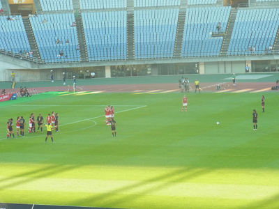 メキシコのFKのチャンス