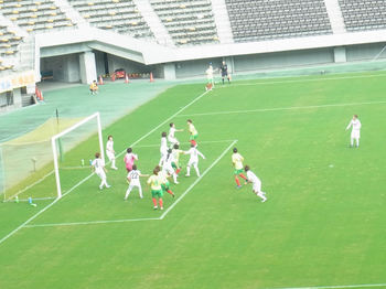 ジェフレディースのCKのチャンス