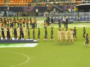 表彰されるヤングなでしこ