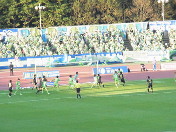 ジェフの前半のCKのチャンス