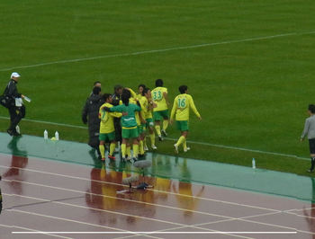 竹内のゴールの直後